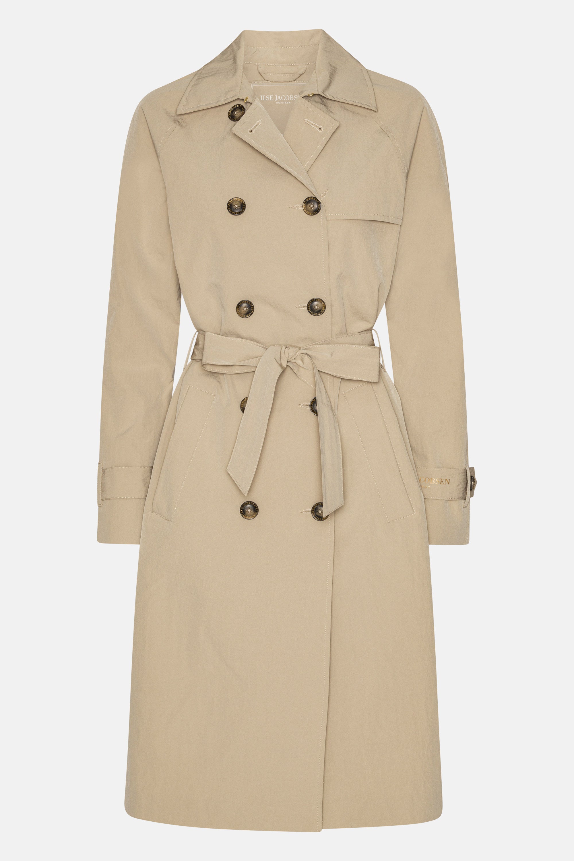 Teknisk Regnfrakke Trench - White Pepper